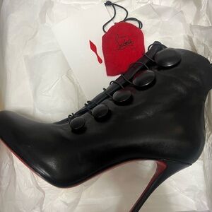 Christian Louboutin Black Ankle Boots